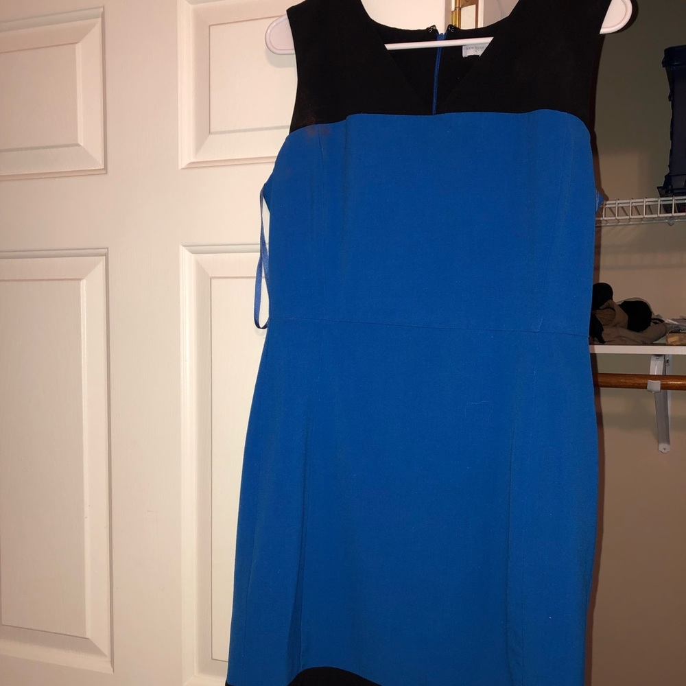 Royal blue/Blk New York and Co size 10 dress